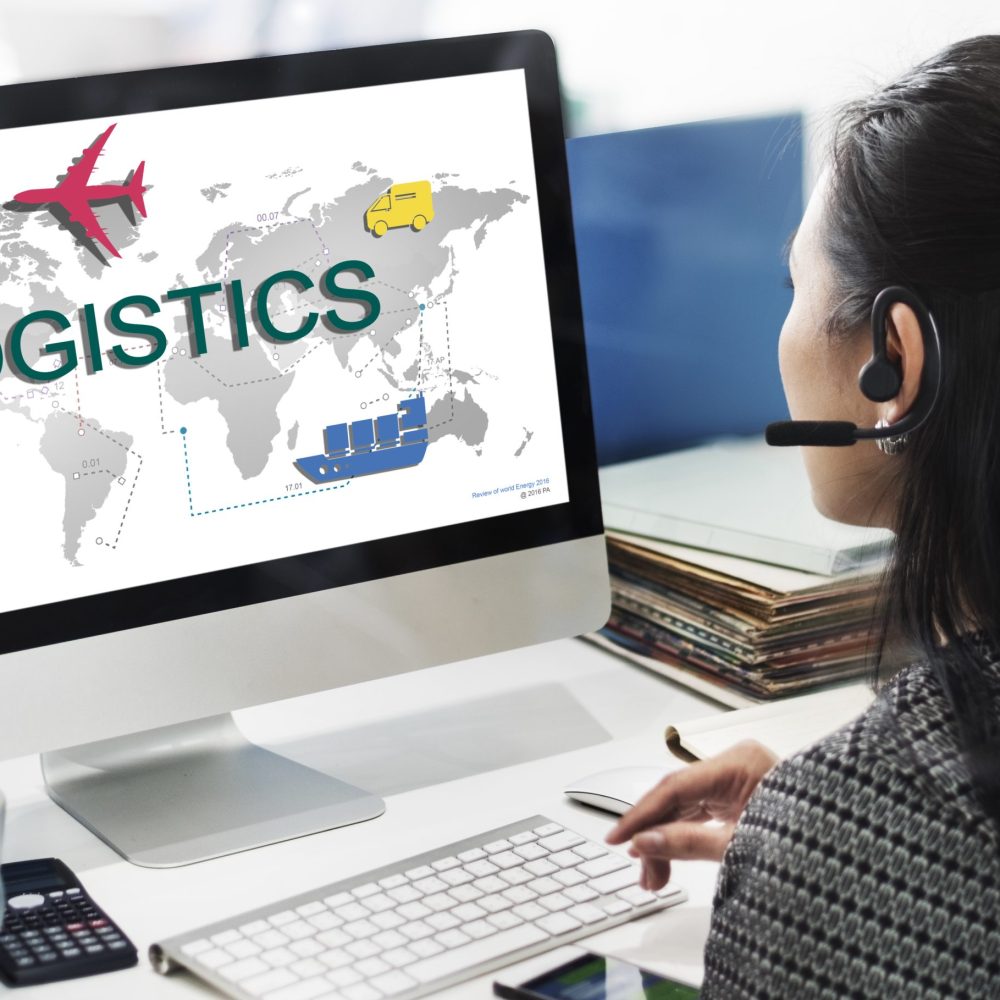 Logistics Freight Management Storage Supply Concept